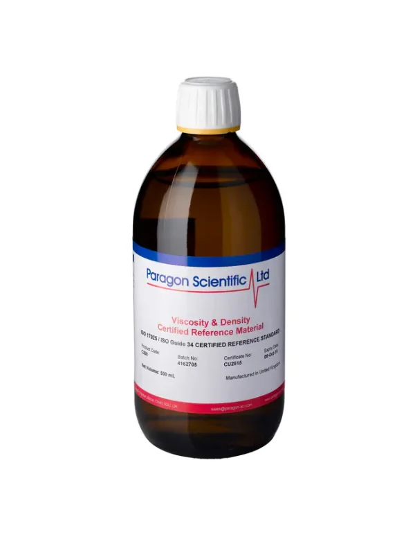 Huiles étalons viscosité certifiés pour coupes viscosimétriques, PARAGON